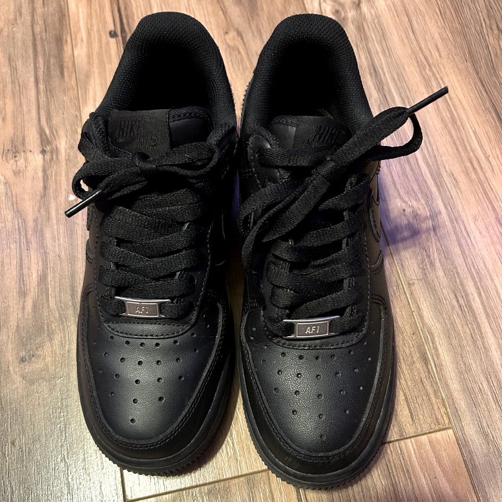 Nike All-Black Air Force 1 Sneakers